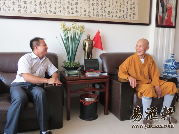 2012.08.02 易汇轩释慈光法师来访合影